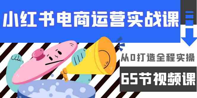 （9724期）小红书电商运营实战课，​从0打造全程实操（65节视频课）-资源网
