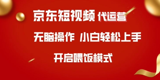 京东短视频代运营，全程喂饭，小白轻松上手【揭秘】-资源网