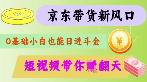 最新京东短视频带货代运营秘籍，轻松躺挣【揭秘】-资源网