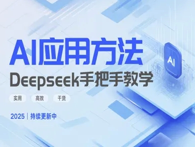 Deepseek实际应用技巧—手把手教学版，实用高效干货-资源网