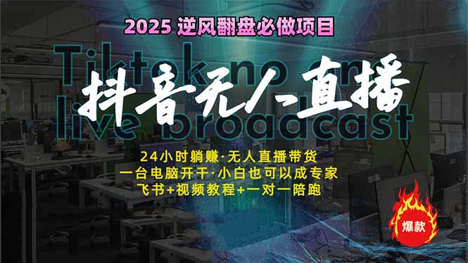 （14539期）抖音无人直播新风口：轻松实现睡后收入，一人管理多设备，24小时不间断…-资源网