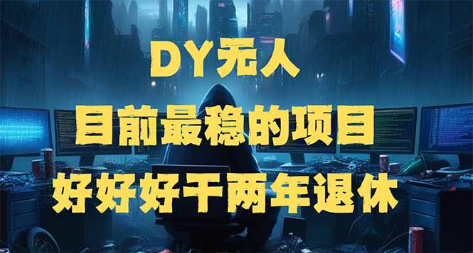 （14263期）DY无人，目前最稳的项目，矩阵放大边旅游边赚钱，好好好干两年退休-资源网