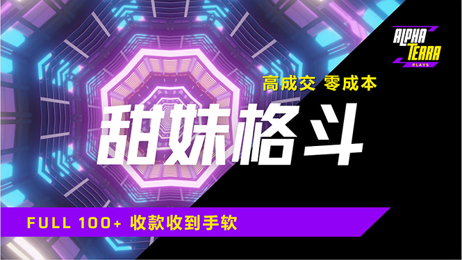 （14559期）高成交零成本，售卖甜美格斗课程，谁发谁火，加爆微信，日入1000+收款…-资源网